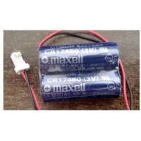 MAXELL CR17450 3V Batterie Lithium Hitachi Connecteur 2 pins